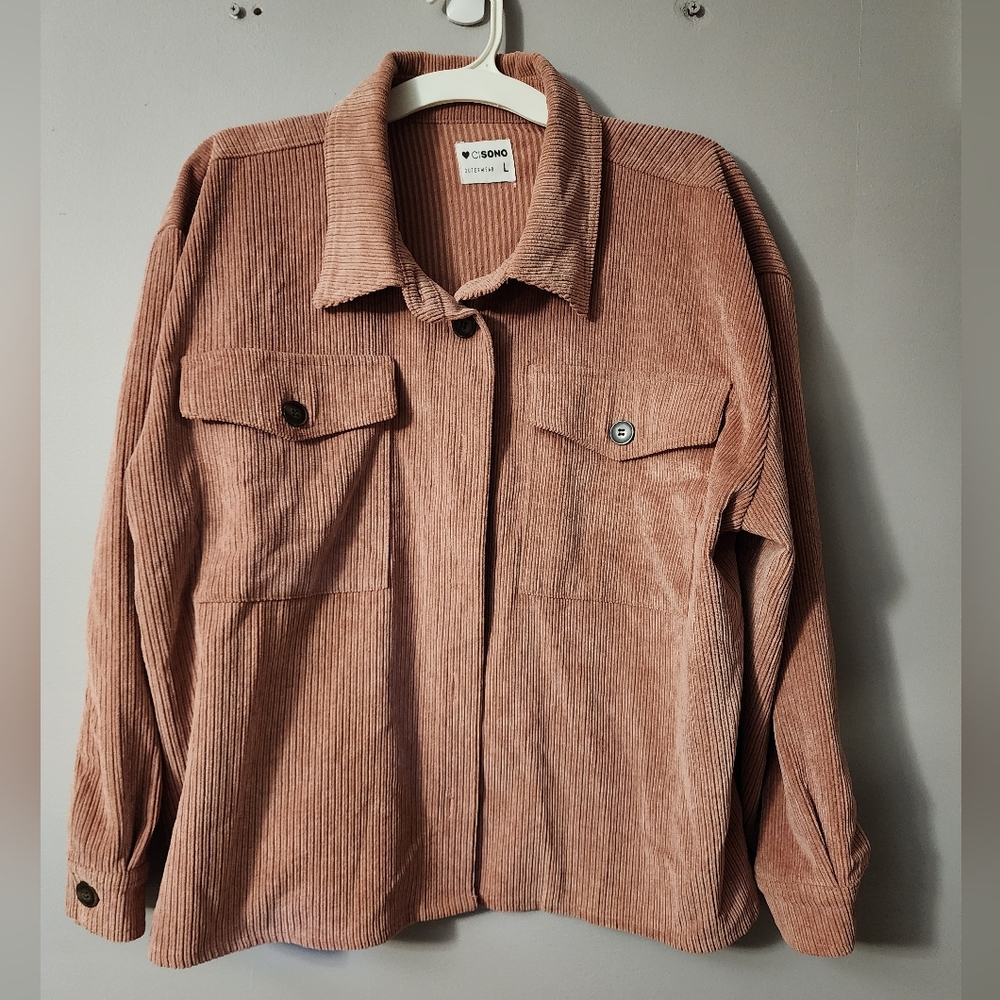 Dusty pink jacket Great For Fall